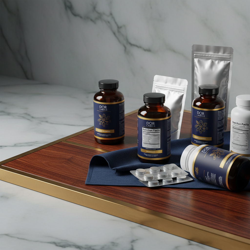 Vitamin & Takviye Etiketi Baskı