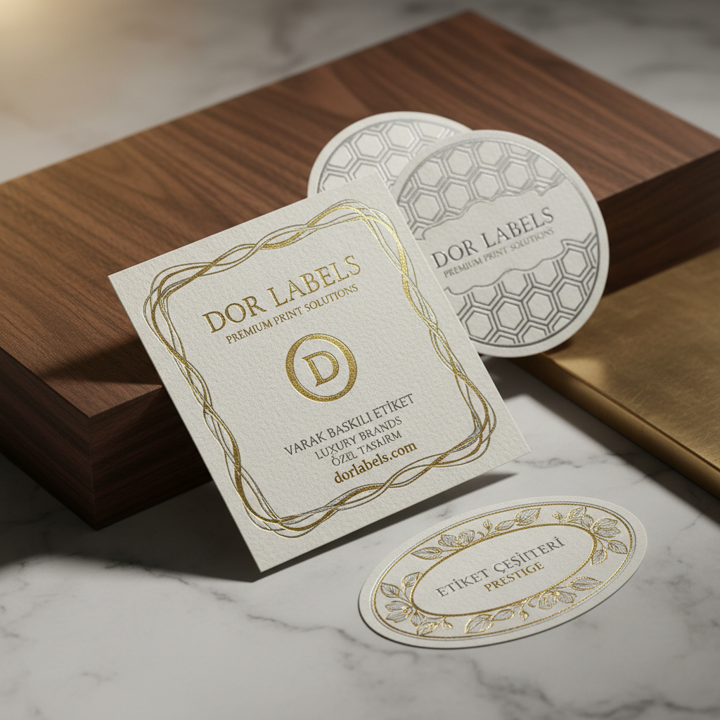 Varak Baskılı Etiket