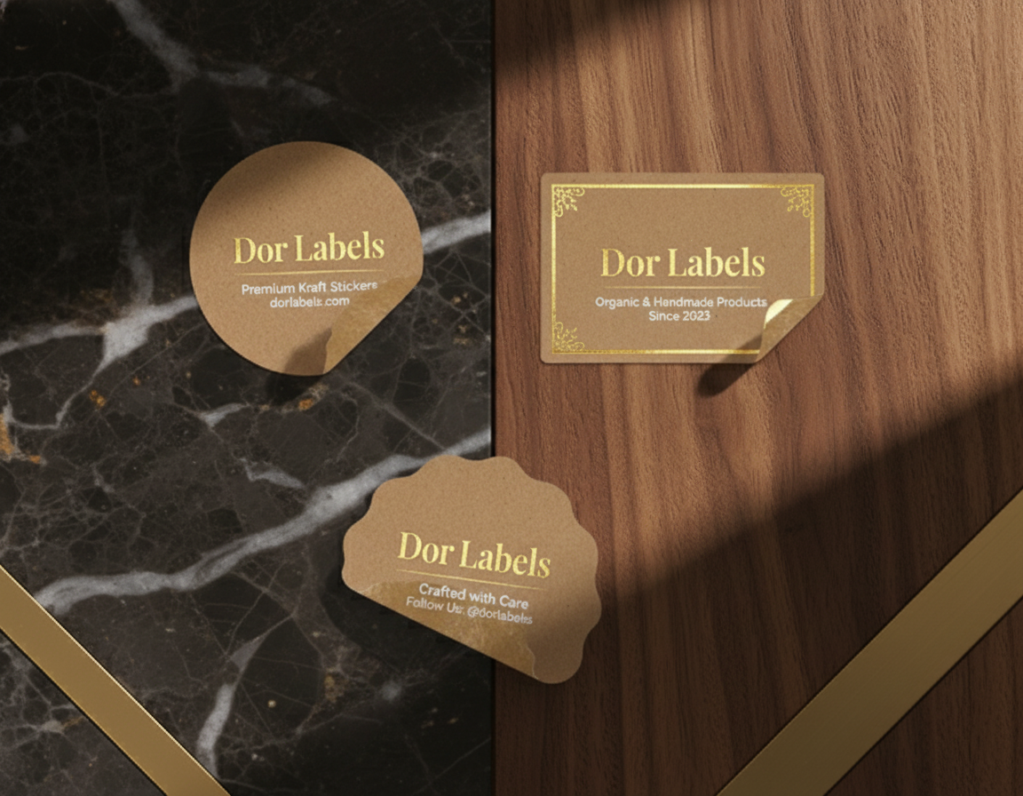 Kraft Sticker / Etiket